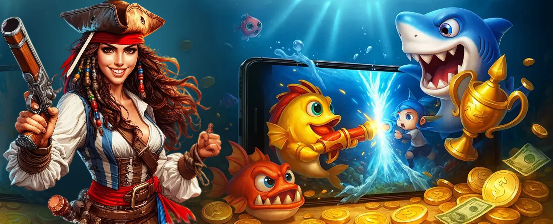 phdream latest slot games recommendation hero image with golden elements