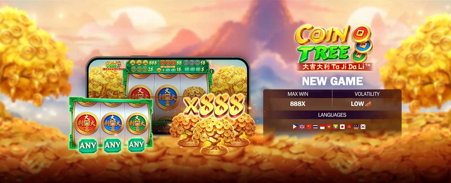 okgames main hero image with casino games and sports betting